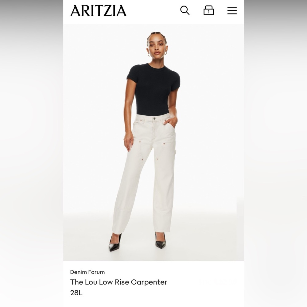 Aritzia 90’s Low Rise Carpenter Pants